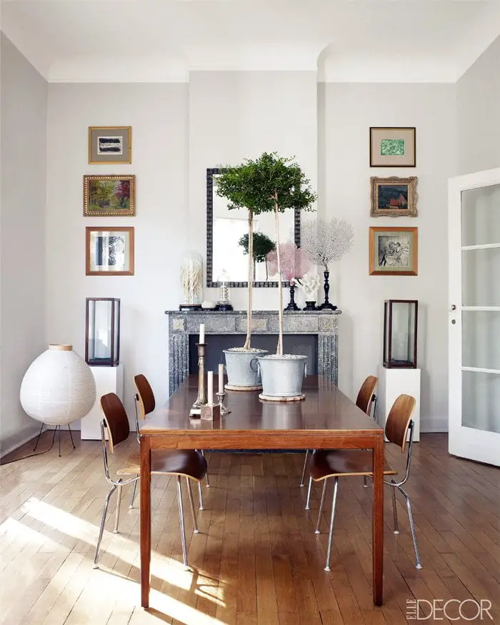Eclectic dining room in Brussels via @thouswellblog