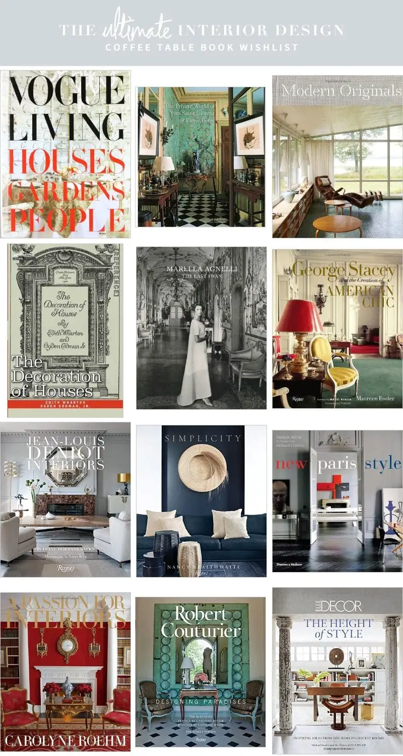 The Ultimate Interior Design Book Wishlist | Thou Swell