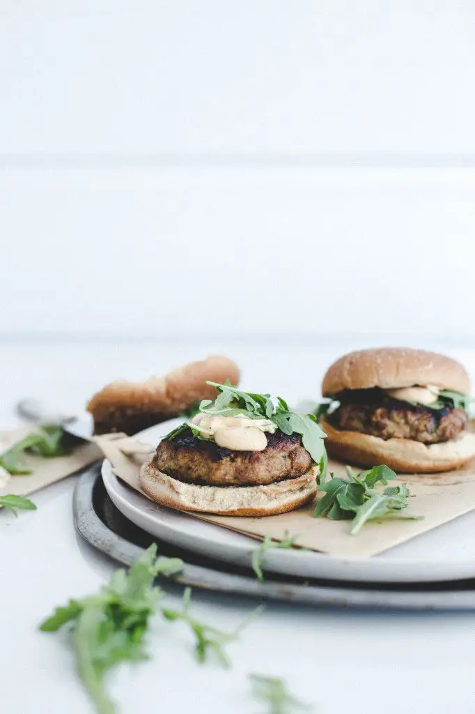 20 Best Recipes of 2014 | Lime Chicken Burgers via Thou Swell https://thouswell.com/