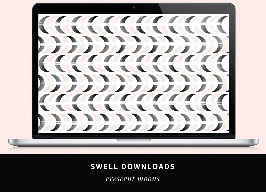 Swell Downloads: Crescent Moon Desktop Wallpaper