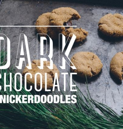 Dark Chocolate Snickerdoodle Recipe 1