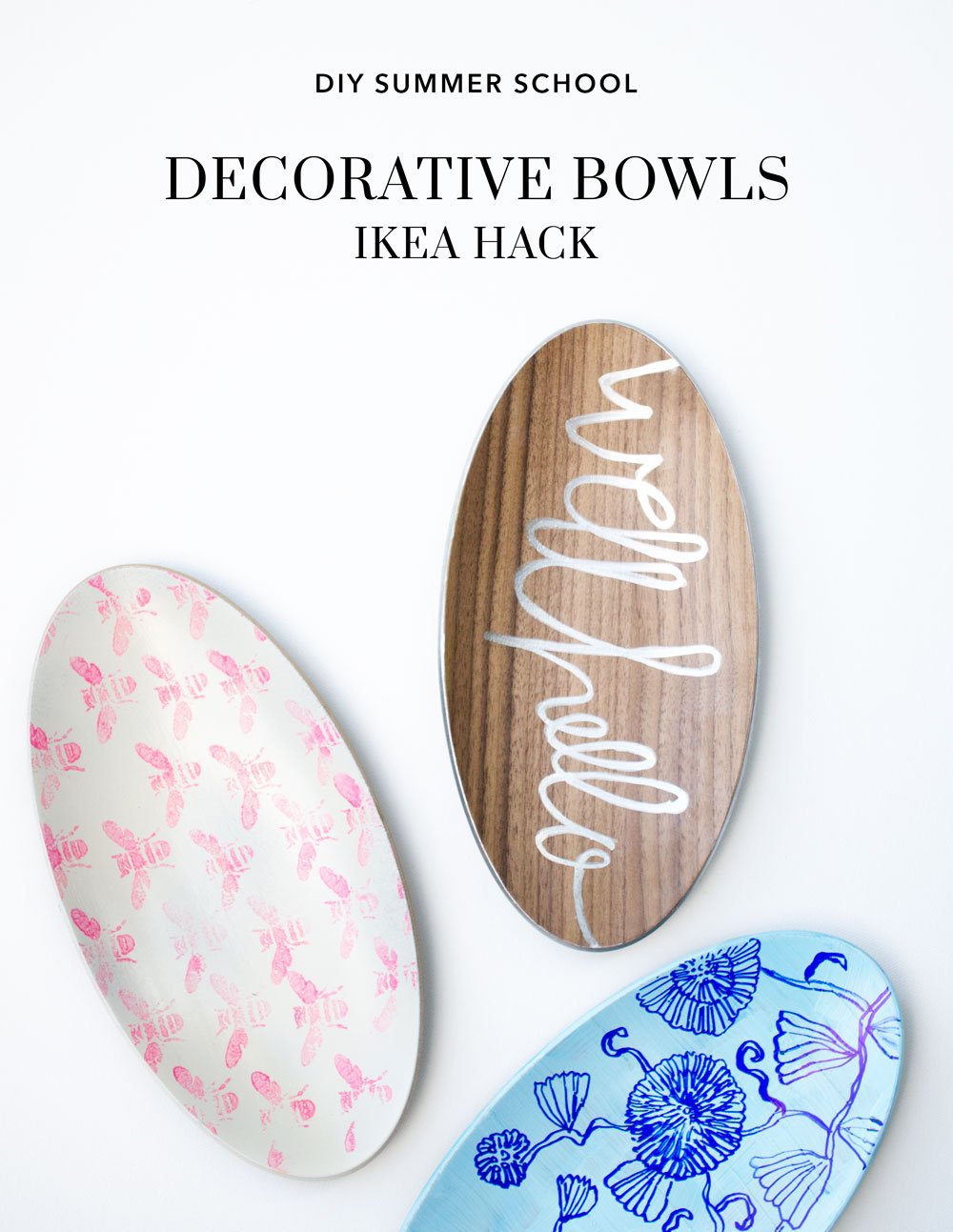 One bowl three ways, an easy decorative bowl #IkeaHack