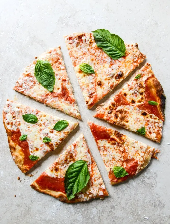 Thin Crust pizza via How Sweet Eats