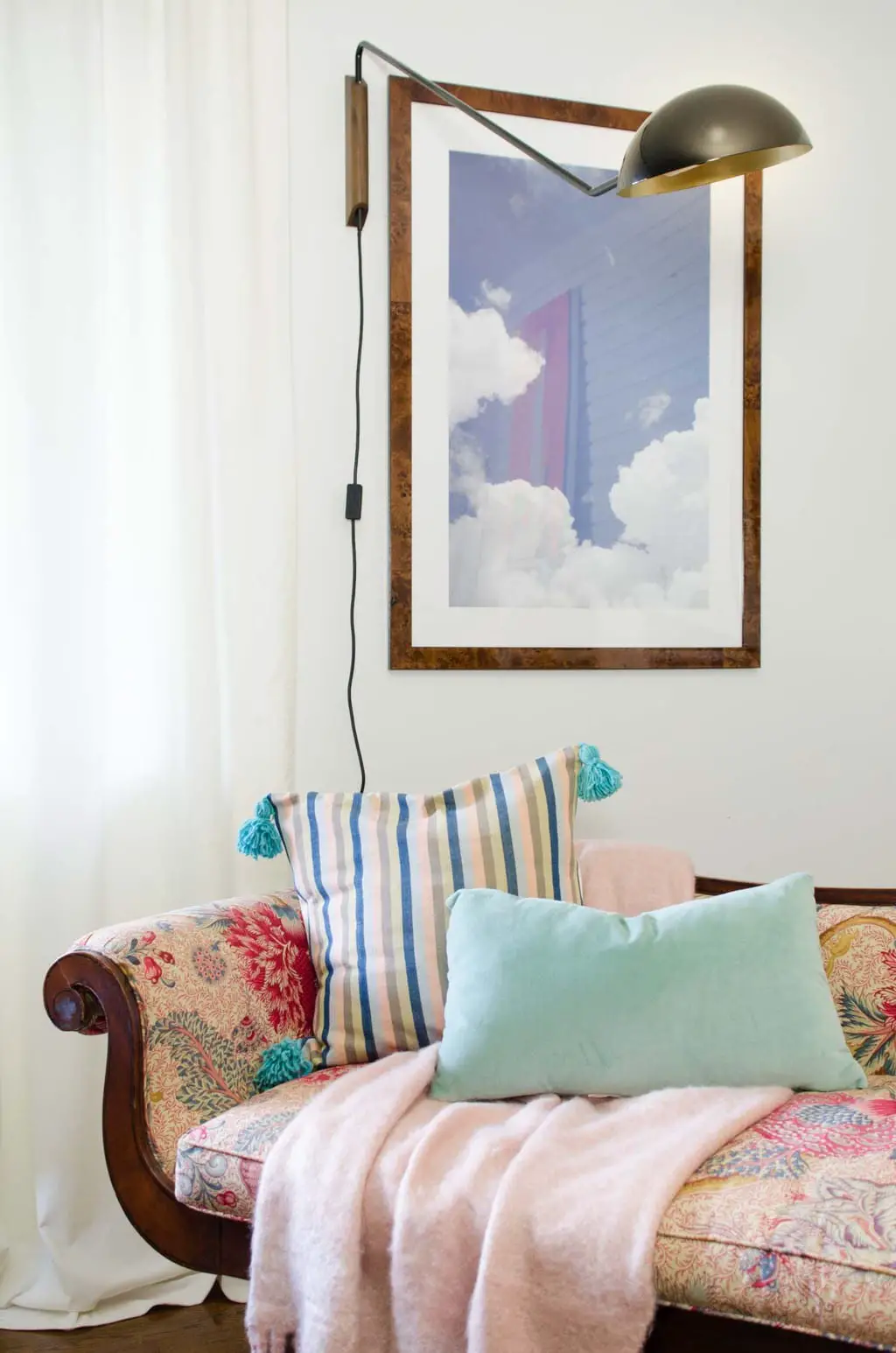 @thouswellblog's living room makeover, mixing traditional and modern design elements