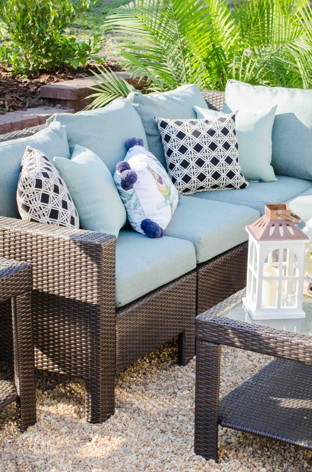 GRAVEL PATIO MAKEOVER WITH HOME DEPOT 16 Patio Style Challenge with The Home Depot by Kevin O'Gara / Thou Swell