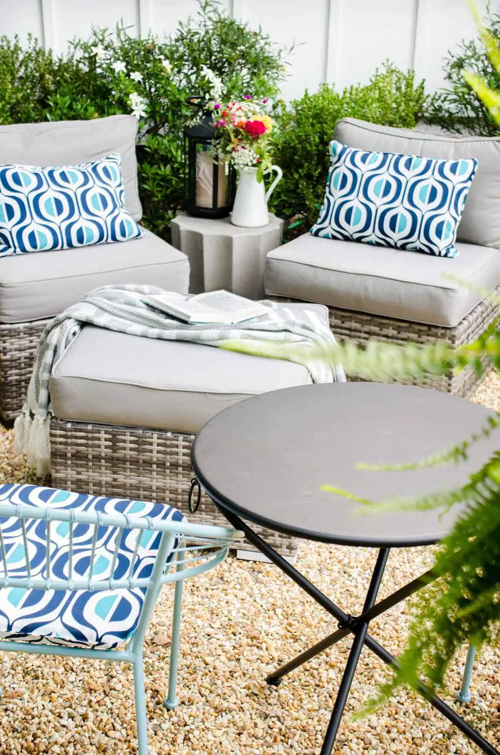 One patio styled three ways with At Home on @thouswellblog