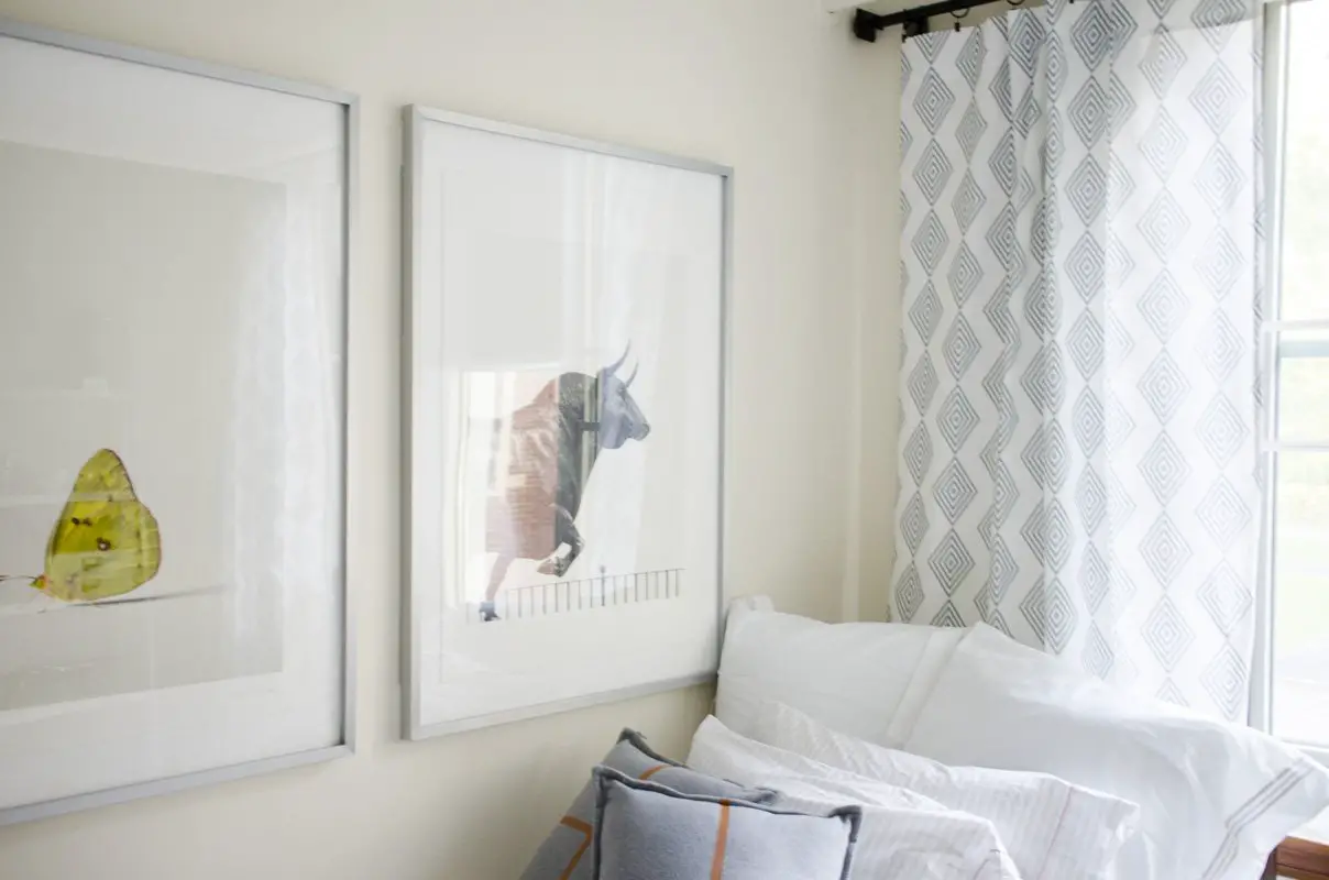 Dorm room decor, before and after makeover on @thouswellblog