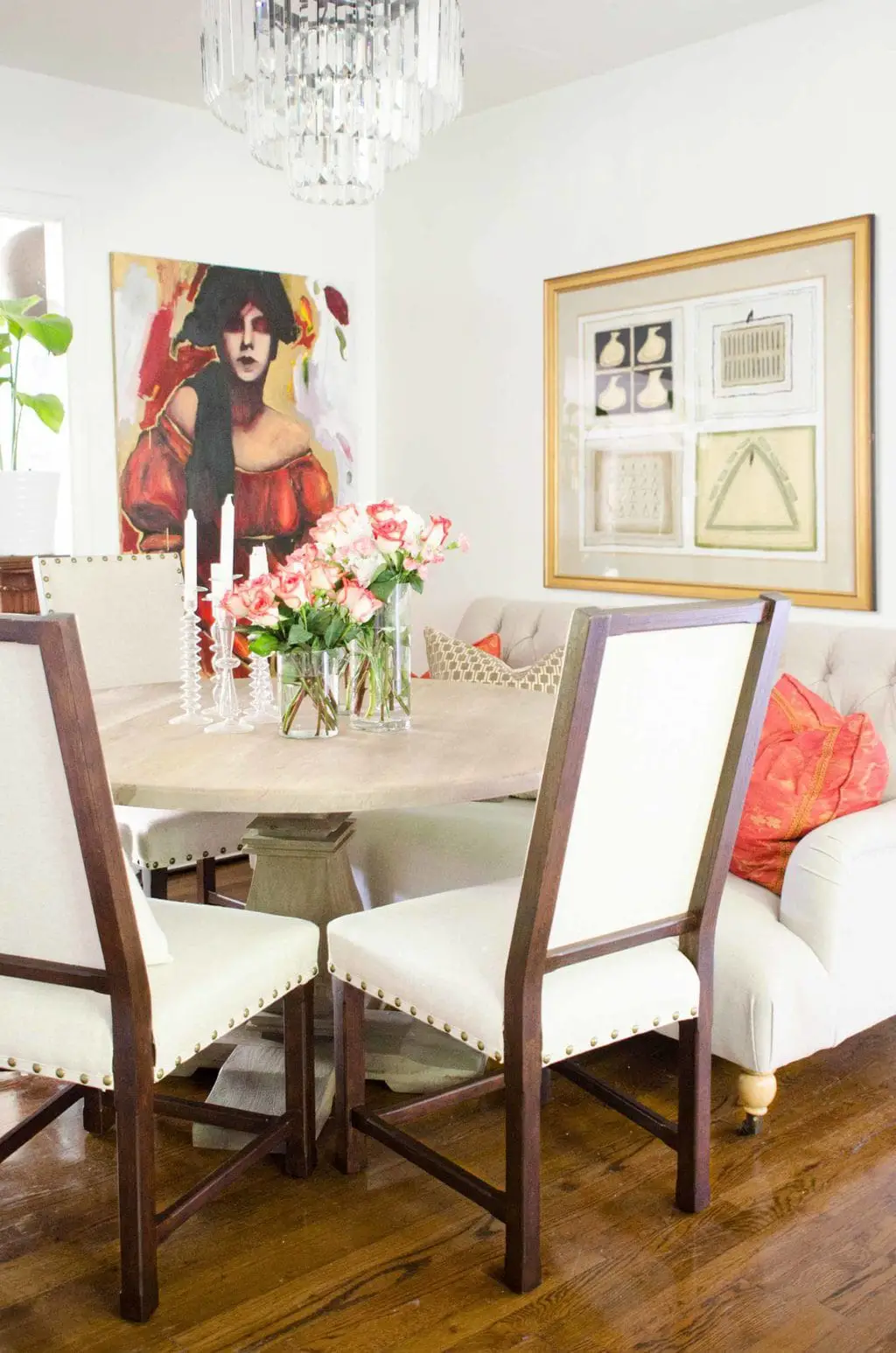 Dining room makeover with Home Decorators Collection via Thou Swell