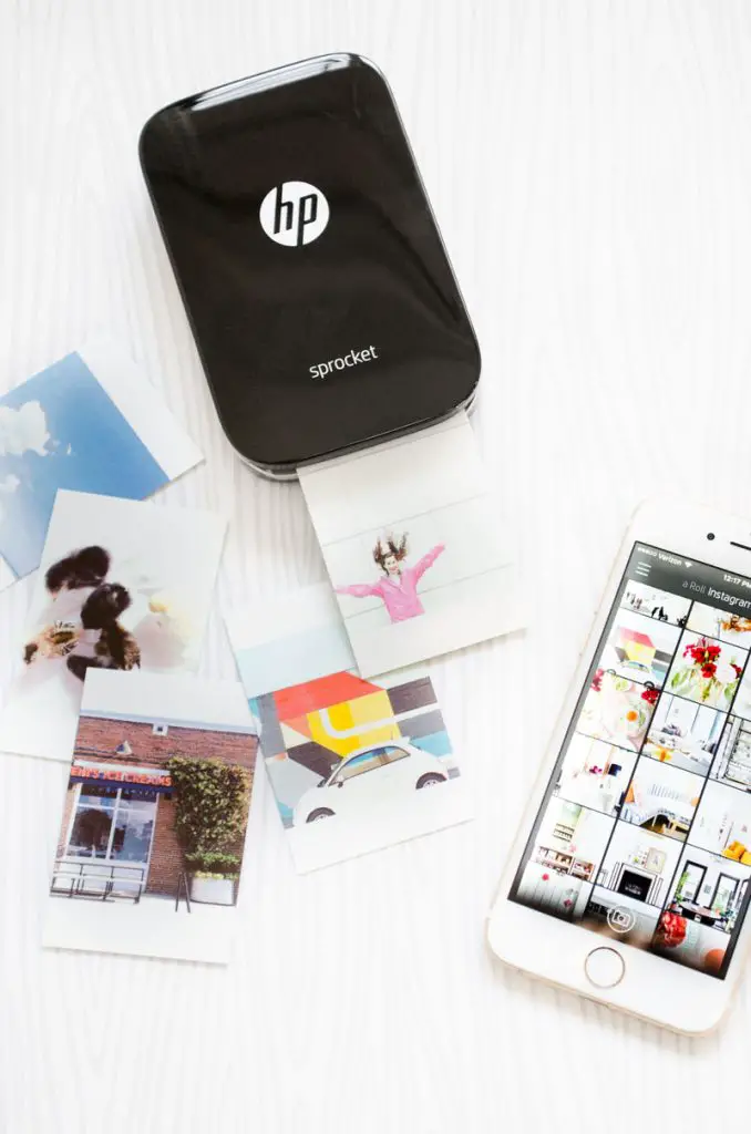 HP Sprocket photo printer on teen girl's gift guide via Thou Swell