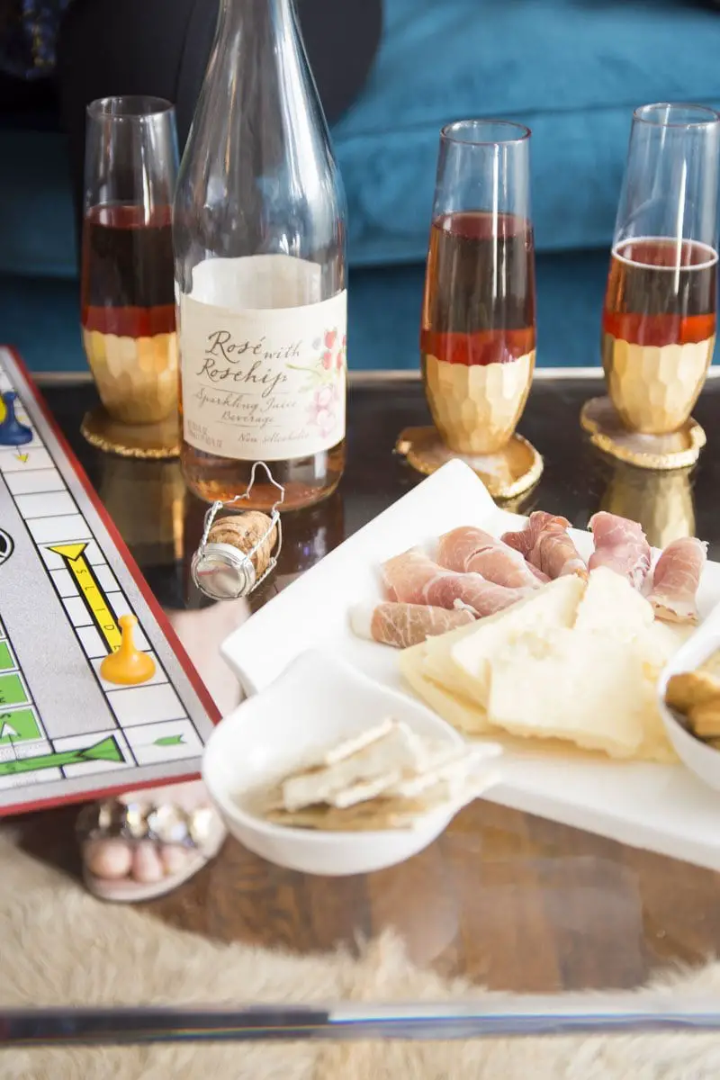 How to host a chic game night with canapés on Thou Swell @thouswellblog