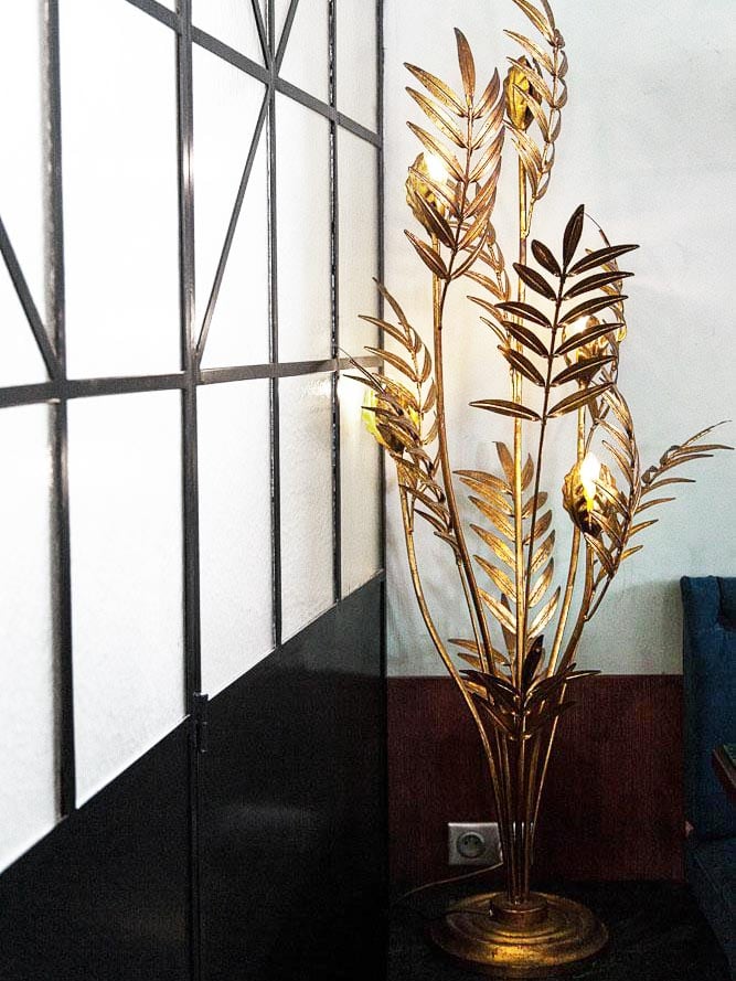 brass palm tree lamp