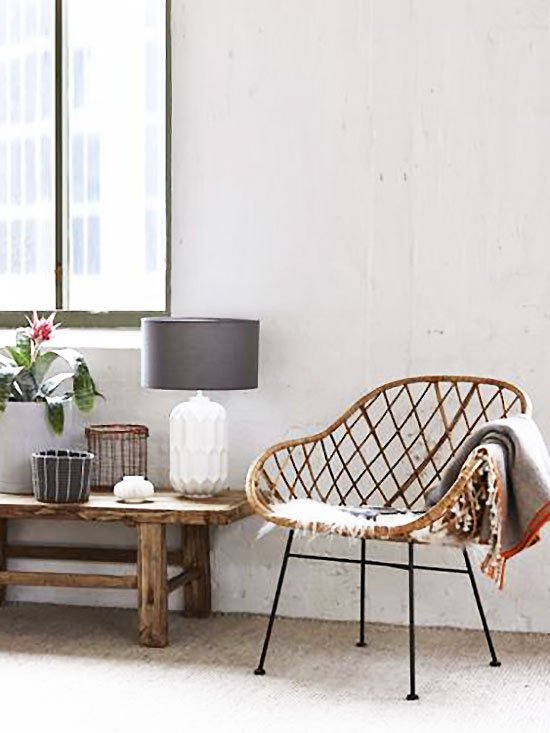 Clara rattan boho armchair from Furniture Maison on Thou Swell @thouswellblog