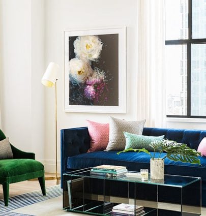 PLAYFUL HUES IN A NEW MANHATTAN HIGH-RISE 9 A colorful apartment in Manhattan in 100 Barclay New York City on Thou Swell @thouswellblog