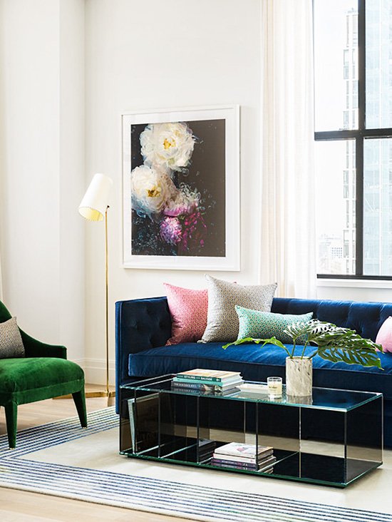 A colorful apartment in Manhattan in 100 Barclay New York City on Thou Swell @thouswellblog