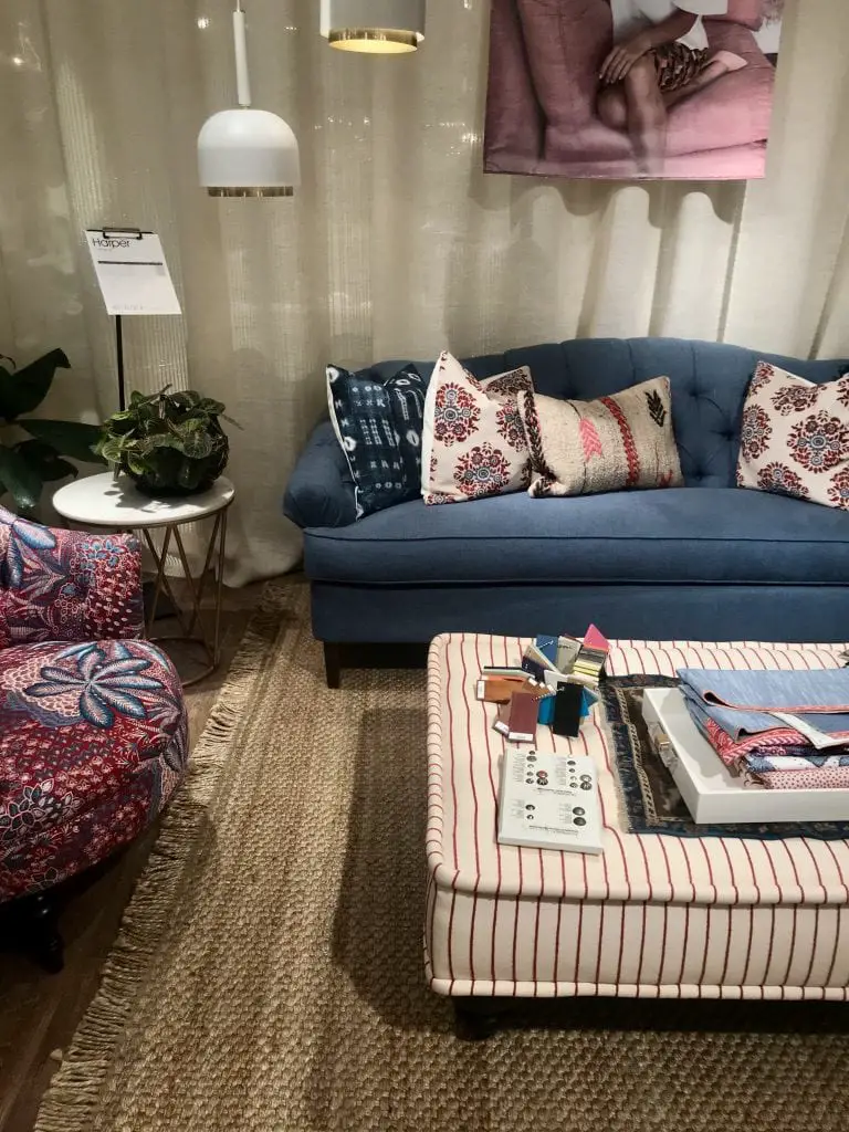 Norwalk Furniture showroom at High Point Market with the Design Bloggers Tour 2018 on Thou Swell @thouswellblog