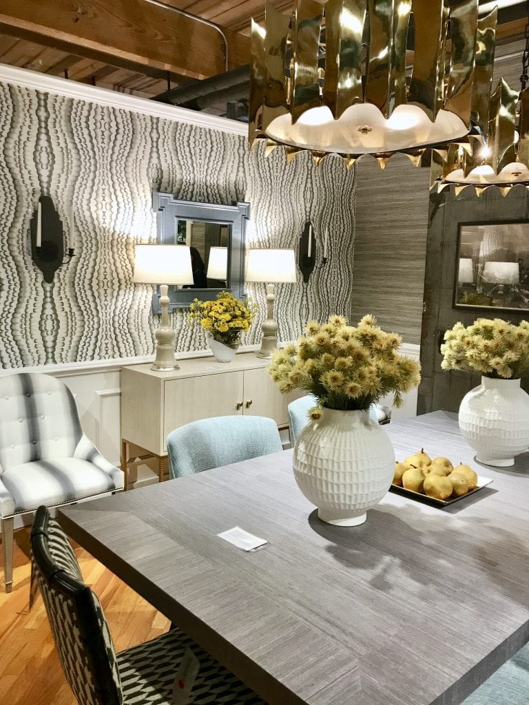 Thibault Fine Furniture showroom at High Point Market with the Design Bloggers Tour 2018 on Thou Swell @thouswellblog