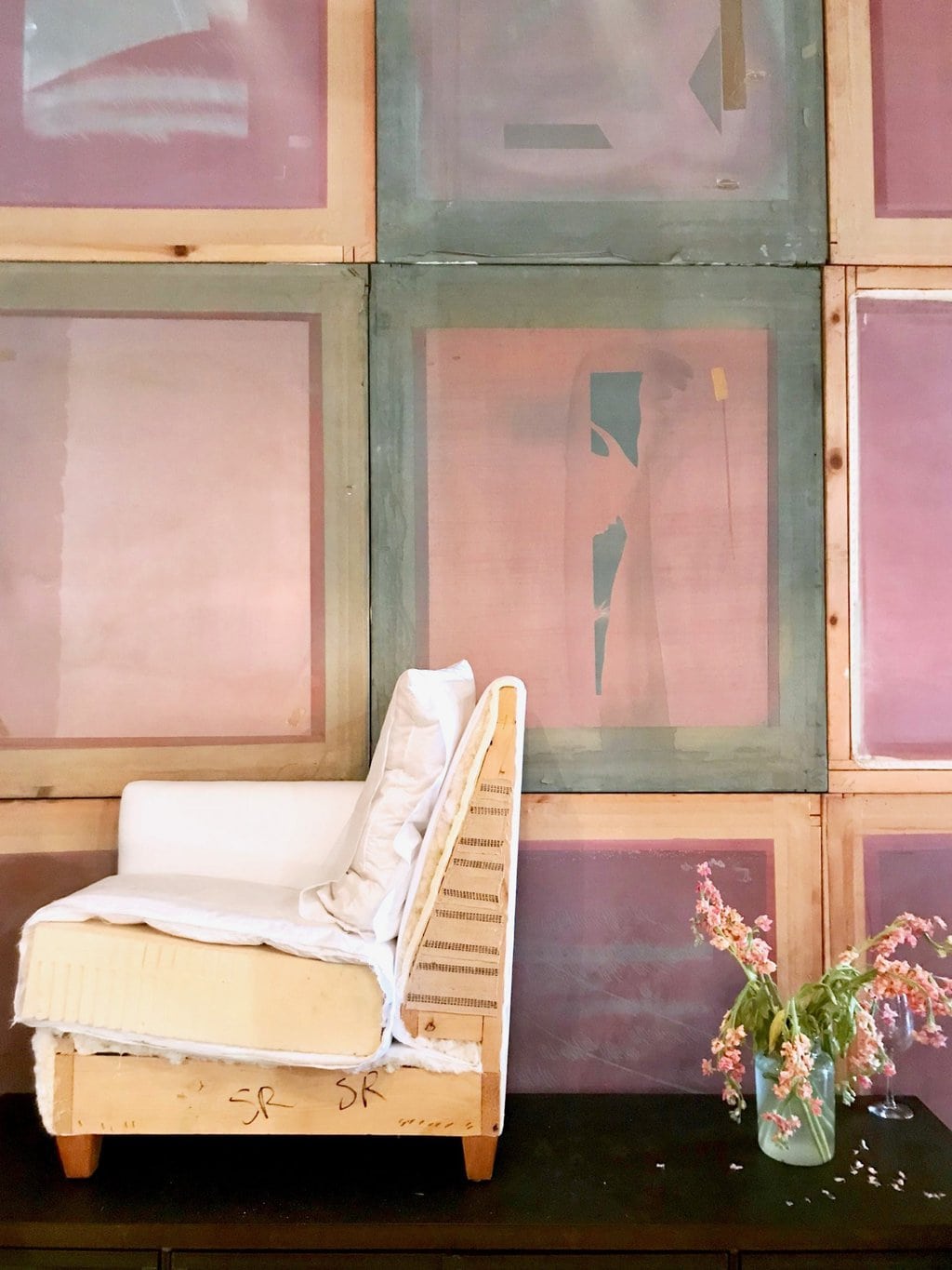 THE TOP FIVE TRENDS FROM HIGH POINT MARKET 23 Dissected chair at Cisco Brothers showroom in High Point Market on Thou Swell @thouswellblog