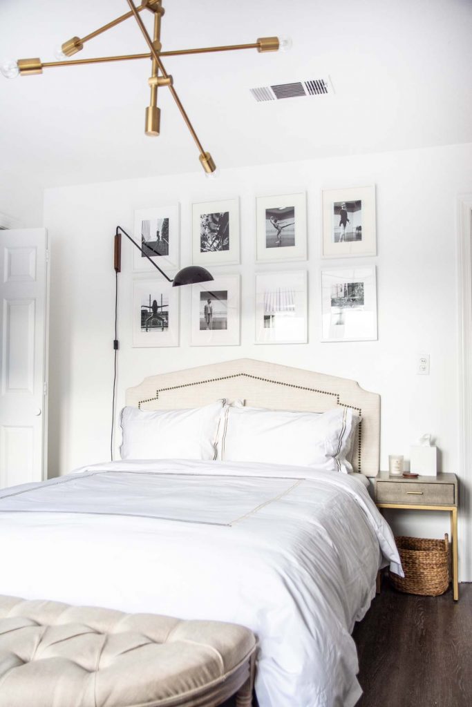 Closet organization and minimal bedroom design on Thou Swell @thouswellblog