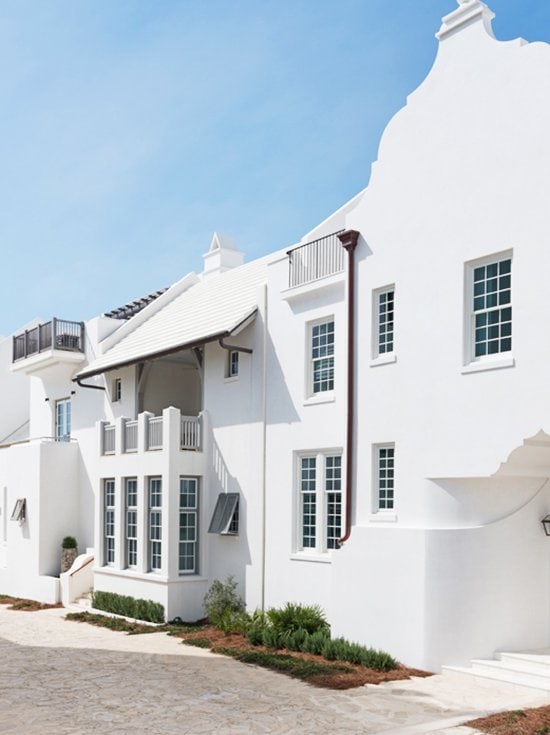 Alys Beach white stucco architecture with Dutch West Indies design on Thou Swell #alysbeach #beachtown #whitestucco #architecture #beachhouse