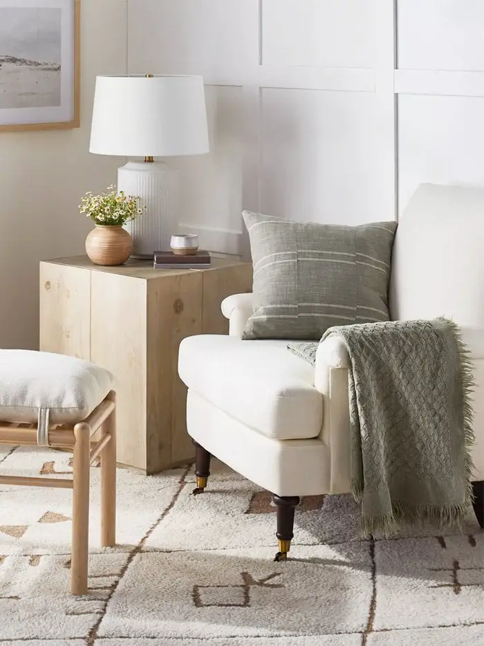 The new Studio McGee for Target collection home decor with neutral textures and the modern farmhouse look on Thou Swell #mcgeehome #targethome #targetdecor #decor #homedecor #homedesign #homedecorideas #homedesignideas #interiordesign
