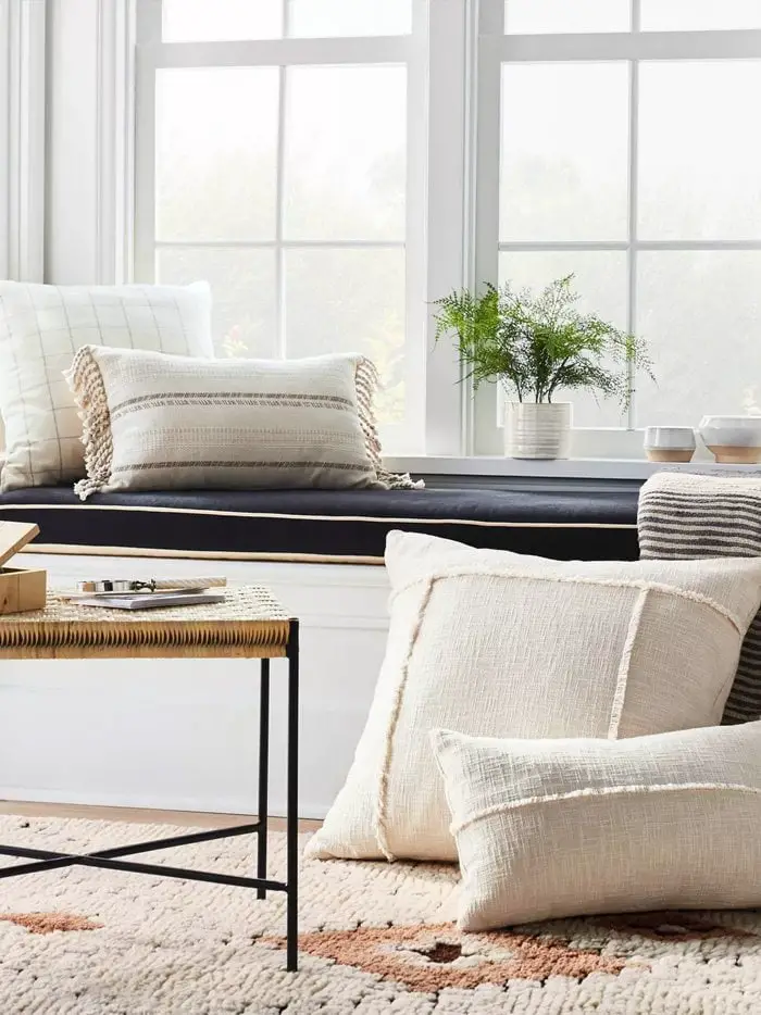The new Studio McGee for Target collection home decor with neutral textures and the modern farmhouse look on Thou Swell #mcgeehome #targethome #targetdecor #decor #homedecor #homedesign #homedecorideas #homedesignideas #interiordesign