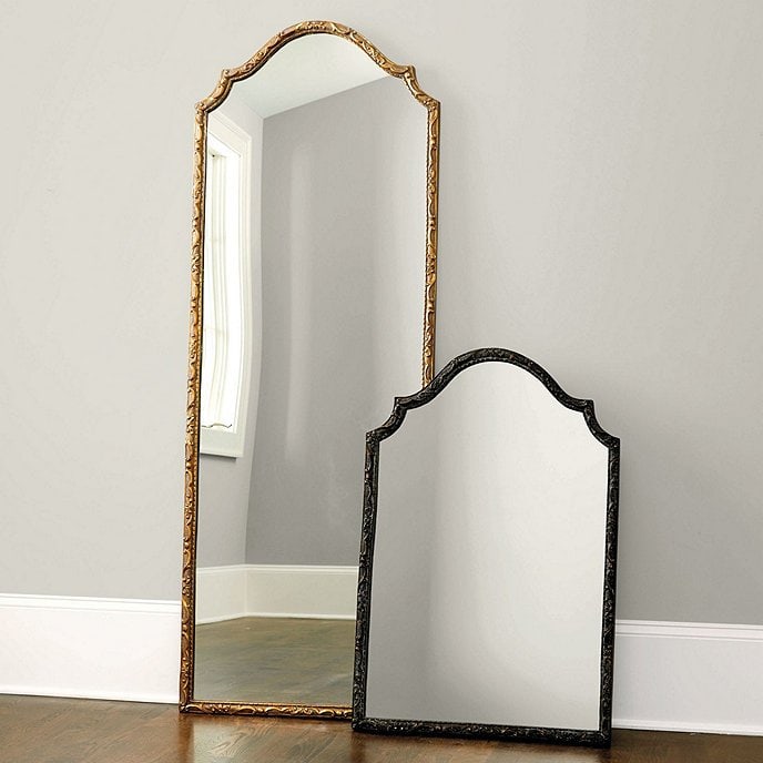 Rosamund gold floor mirror from Ballard Designs on Thou Swell