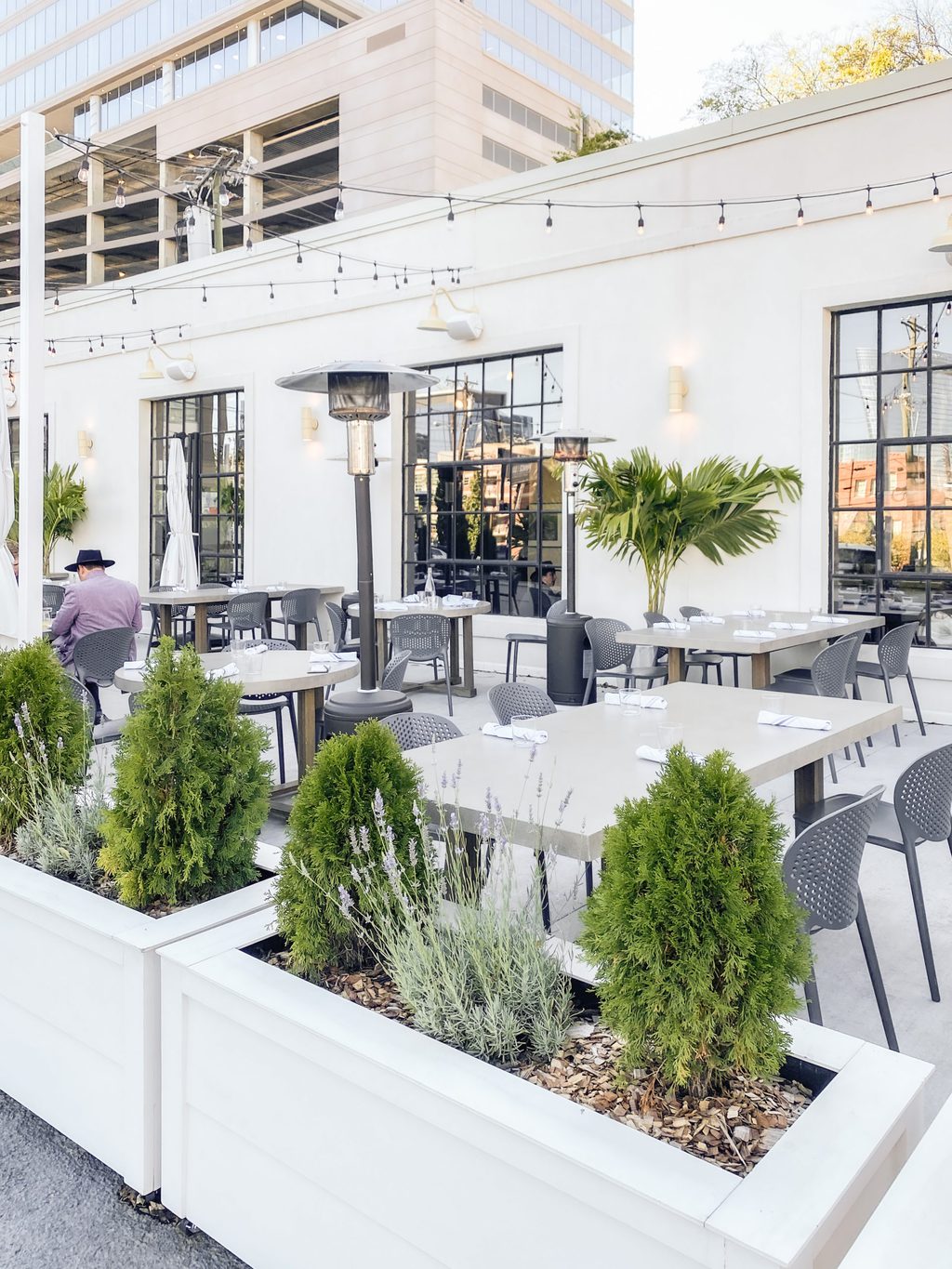 Adele's Nashville restaurant patio, cute patio, cute Nashville, city guide, travel guide on Thou Swell on Thou Swell #nashville #nashvilleguide #cityguide #travelguide #travel