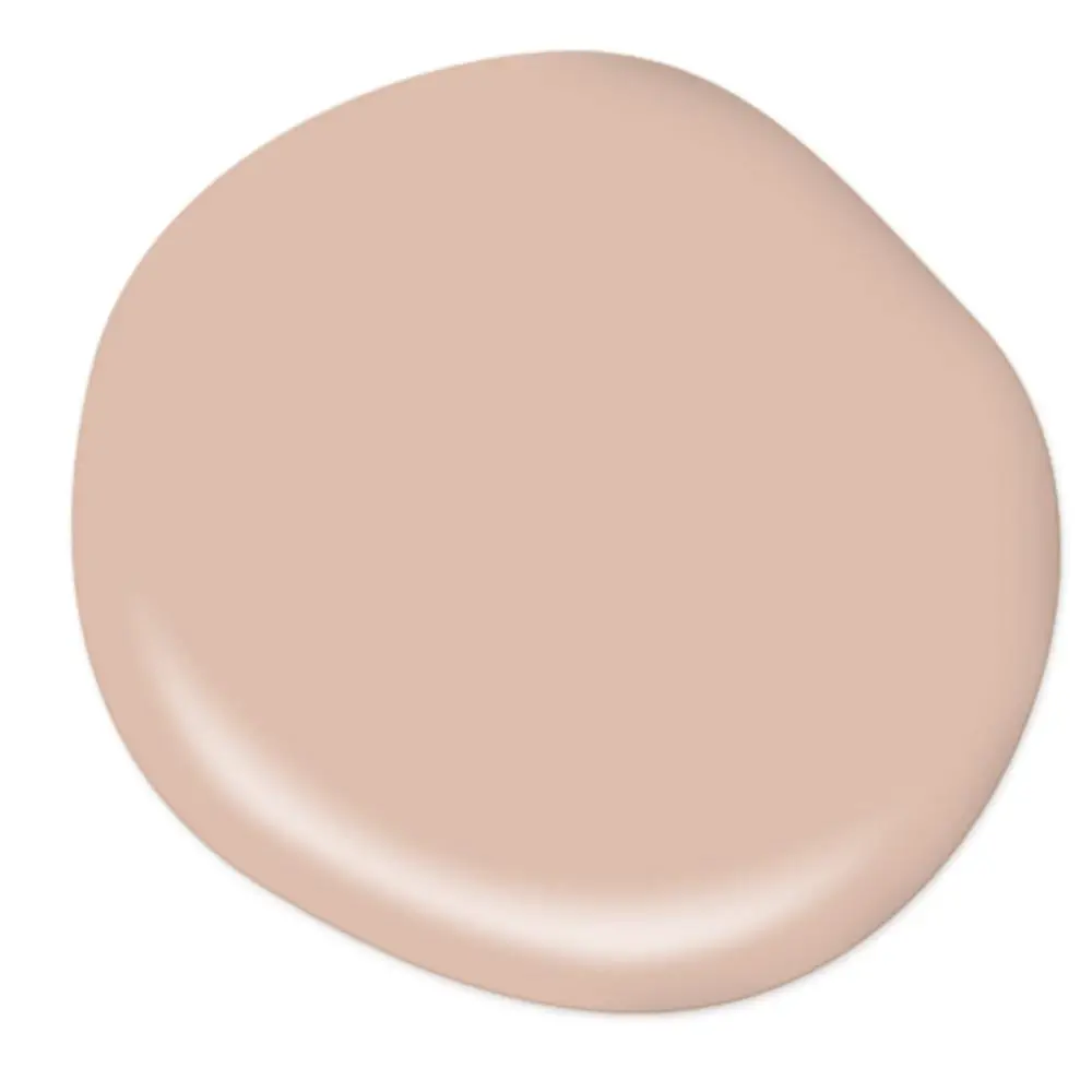 Behr One to Remember neutral pink paint wall color on Thou Swell