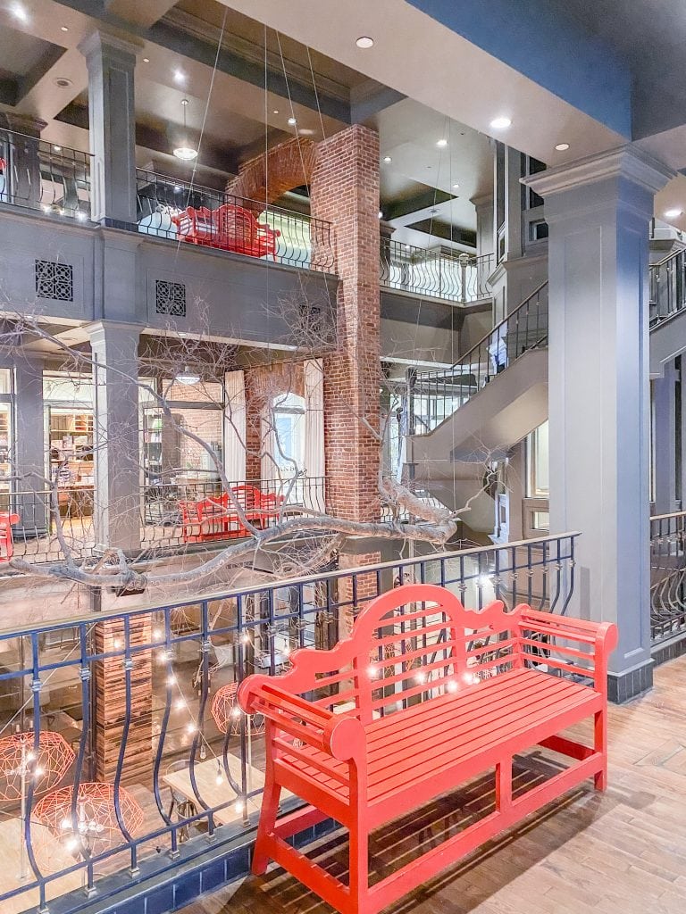 Warehouse Row reclaimed factory building shopping mall in Chattanooga city guide weekend tour on Thou Swell #chattanooga #chattanoogaguide #cityguide #travelguide #travel 