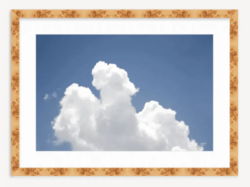 Clouds blue sky photography framed fine art print by Kevin O'Gara on Thou Swell #artprint #wallart #framedprint #fineart #photography