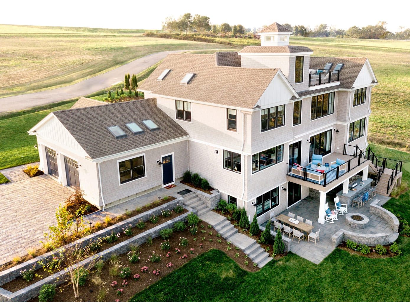 A FIRST LOOK AT HGTV'S DREAM HOME 2021 IN NEWPORT, RHODE ISLAND 2 HGTV Dream Home 2021 by Brian Patrick Flynn with Belgard outdoor living in Newport, Rhode Island on Thou Swell #hgtv #dreamhome #homedesign #homedecorideas #outdoordesign #belgard