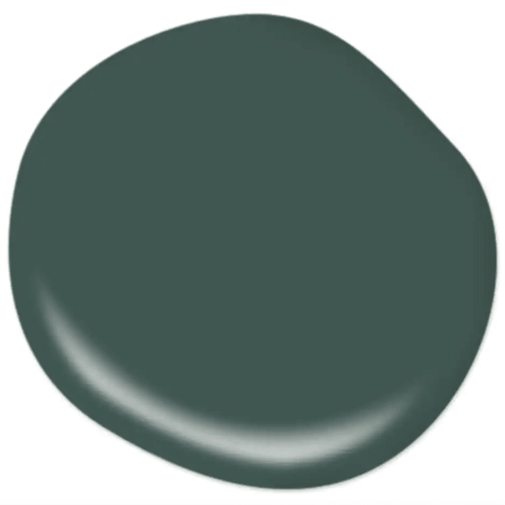Behr Dark Everglade Dark Emerald Green Paint Color