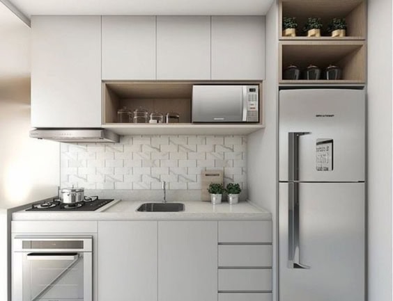smart kitchen storage in a small apartment