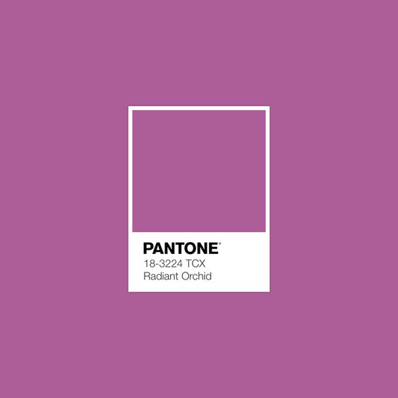 Radiant Orchid trending color 2014