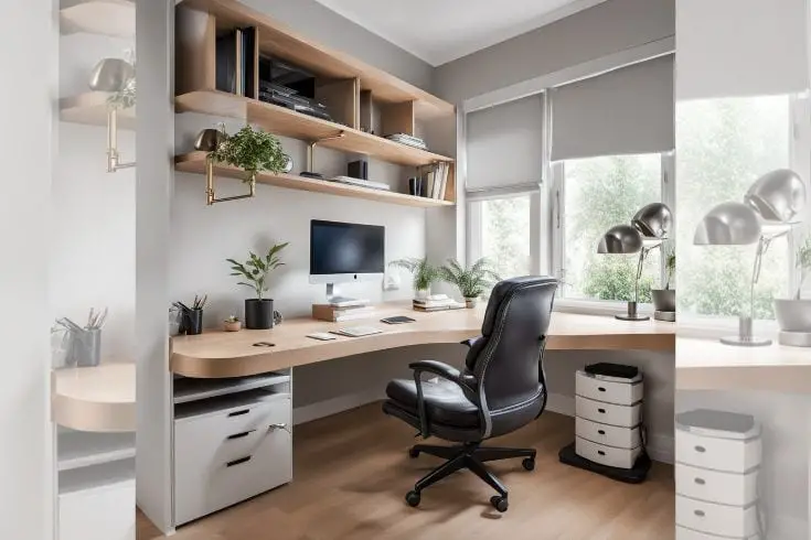 Smart Designs for Small Offices: 25 Ideas on a Budget 26