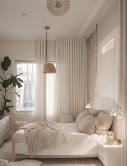 natural light in the bedroom
